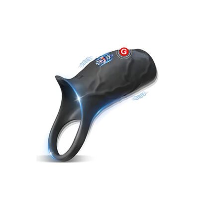 Black 10 Speed Vibrating Sleeve