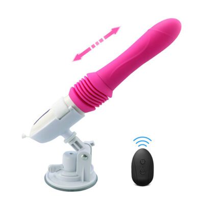 Remote Control Telescopic Dildo Vibrator