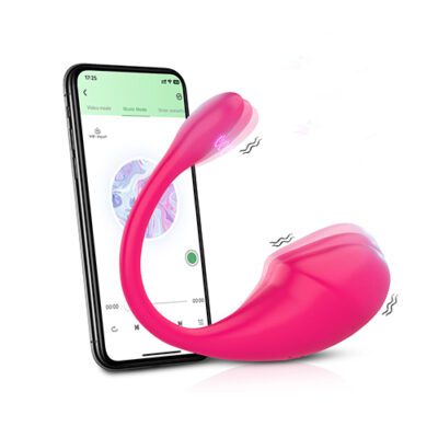 Pink Vibrating Egg App Control Vibrator