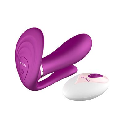 Remote Control 3 Point Stimulation Wearable. Women Strap On